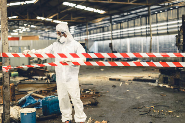 Professional Unattended Death Cleanup technician working in Covington, KY